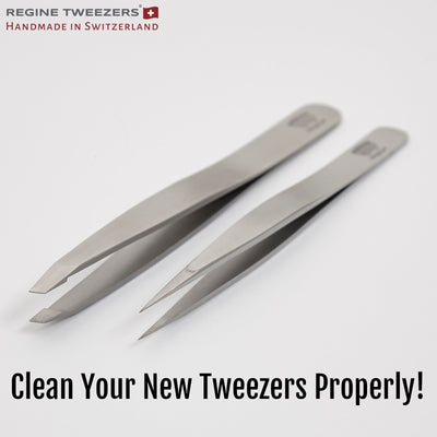 How to Clean your Regine Tweezers