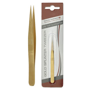 Gold Splinter Tweezer - Regine Tweezers