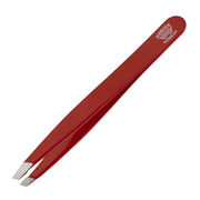 Red Slant Tip Tweezer - Regine Tweezers