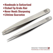 Slant & Splinter Tweezer Combo - Regine Tweezers